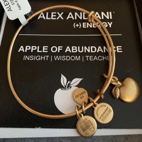 Alex and Ani teacher/apple bracelet NWT - Picture 1 of 1